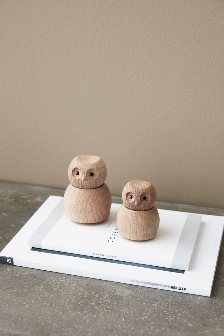 Andersen Owl trefigur Small, Oak Andersen Furniture