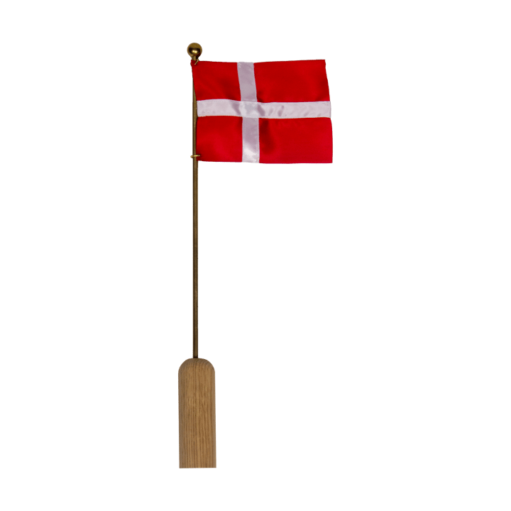 Celebrating Denmark flagg 40 cm, Oak-brass Andersen Furniture