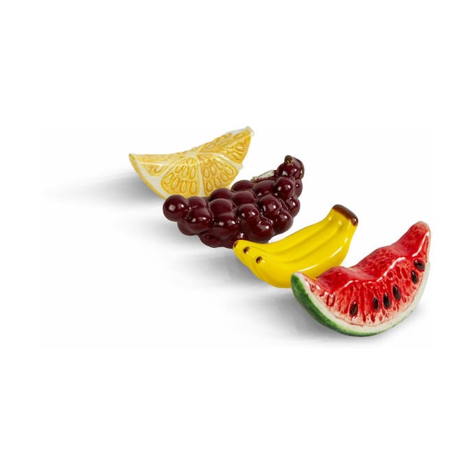 Fruits spisepinneholder, 4-pk Byon