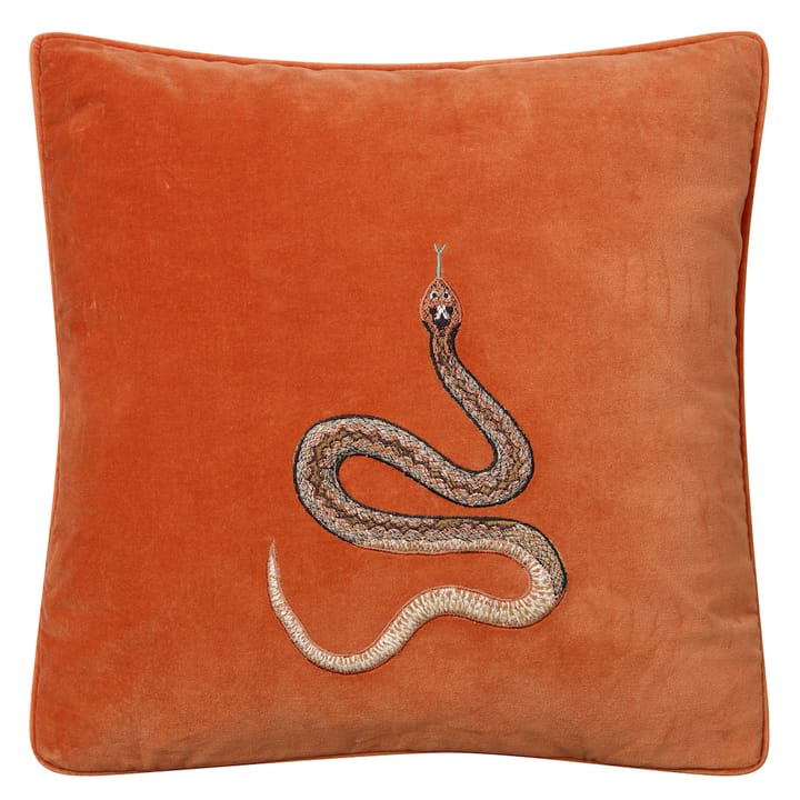 Embroidered Cobra putevar 50x50 cm, Orange Chhatwal & Jonsson