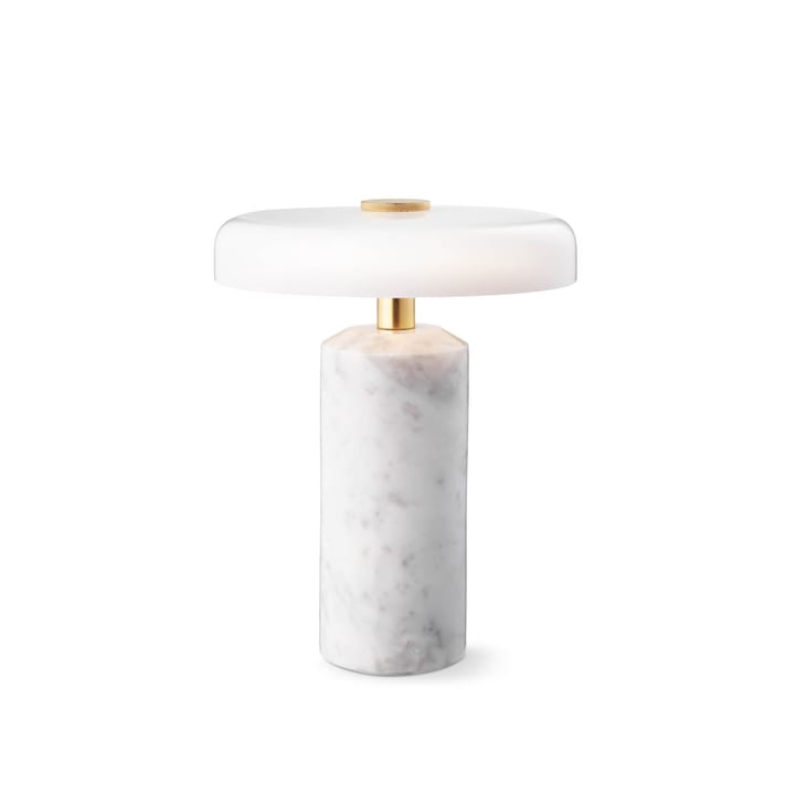 Trip bordlampe Ø17x21 cm marmor - Blank opal - Design By Us