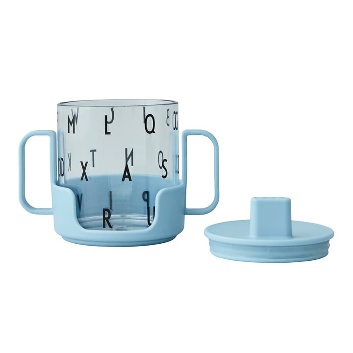 Grow with your cup kopp, Lyseblå Design Letters