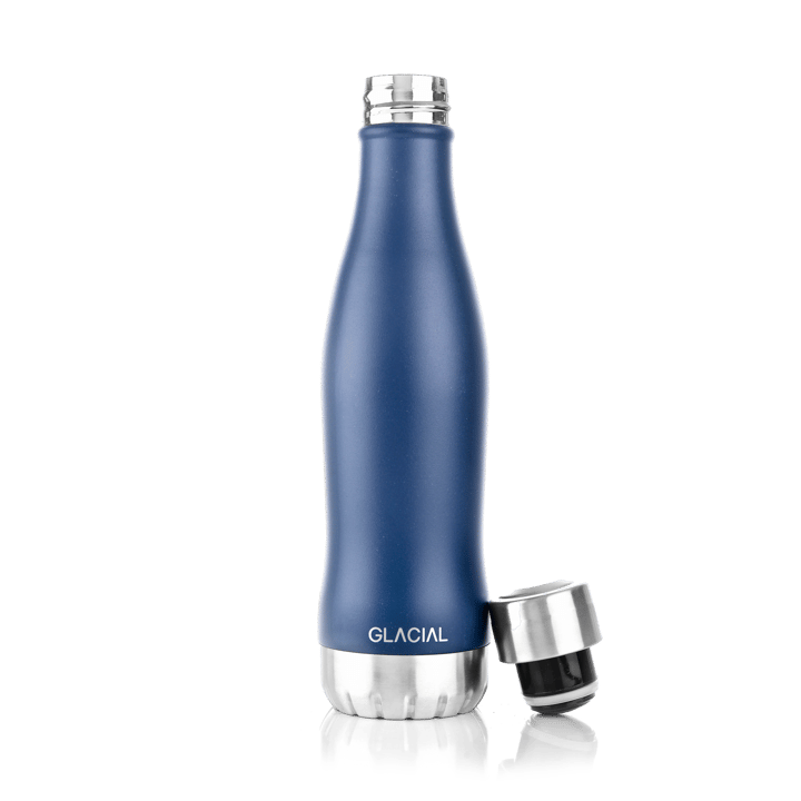 Glacial vannflaske 400 ml, Matte navy Glacial