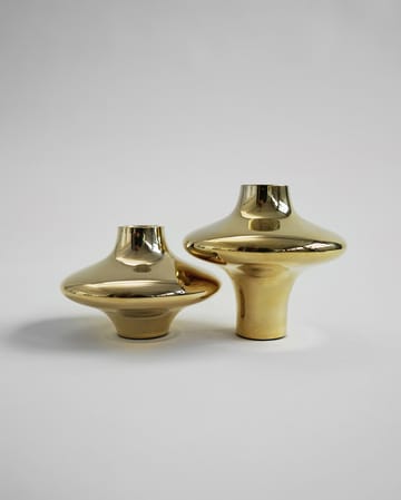 Doublet no. 01 liten lysholder - Brass - Hein Studio