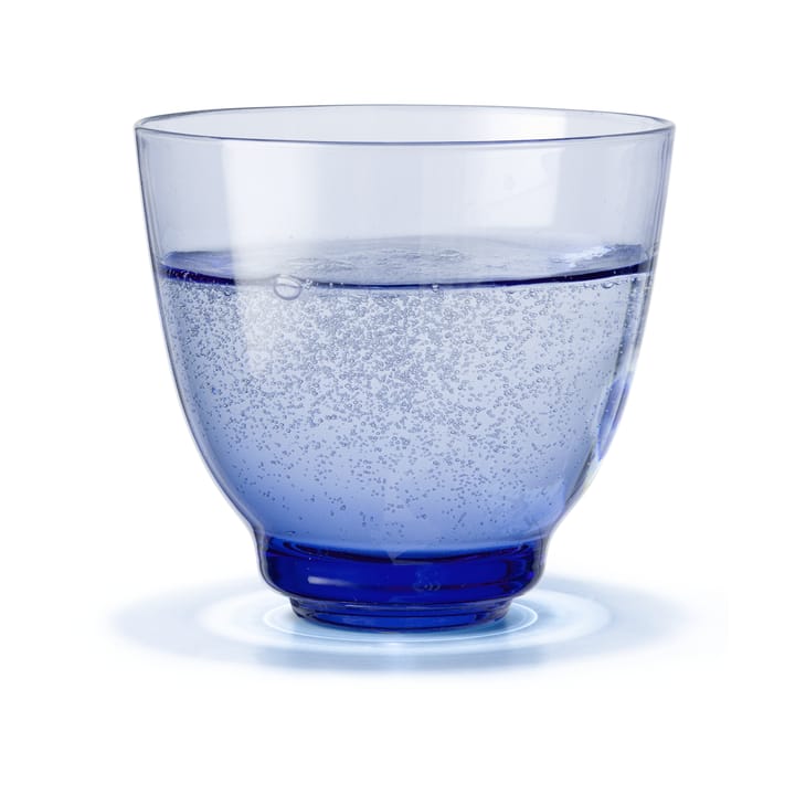 Flow vannglass 35 cl, Mørkeblå Holmegaard