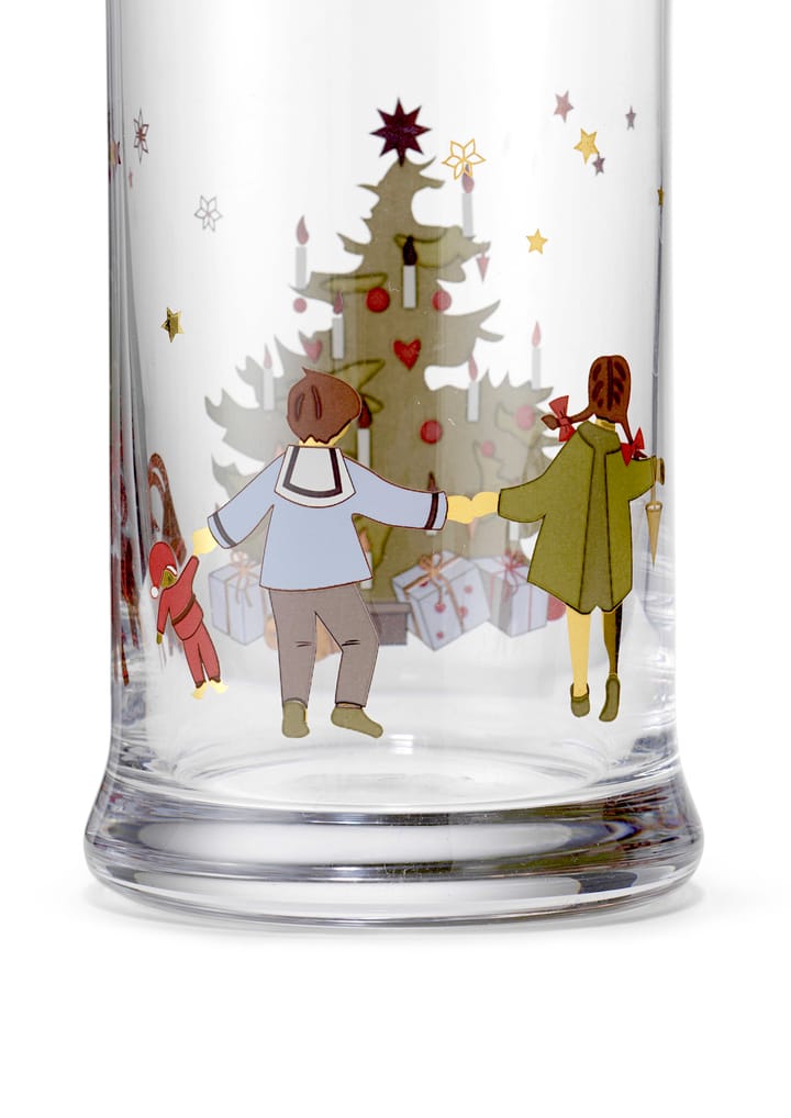 Holmegaard Christmas vannglass med julemotiv 28 cl, 2022 Holmegaard