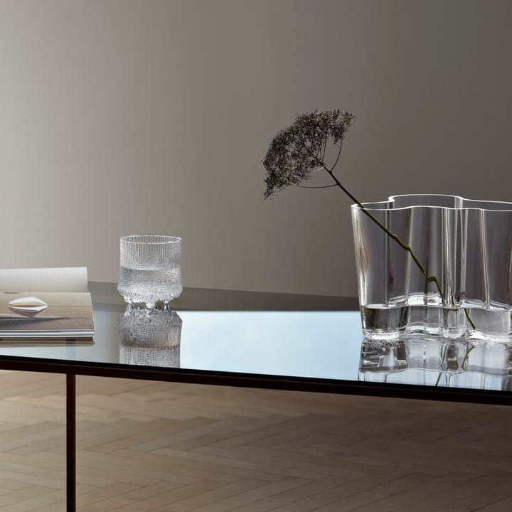 Alvar Aalto duo vase, klar Iittala