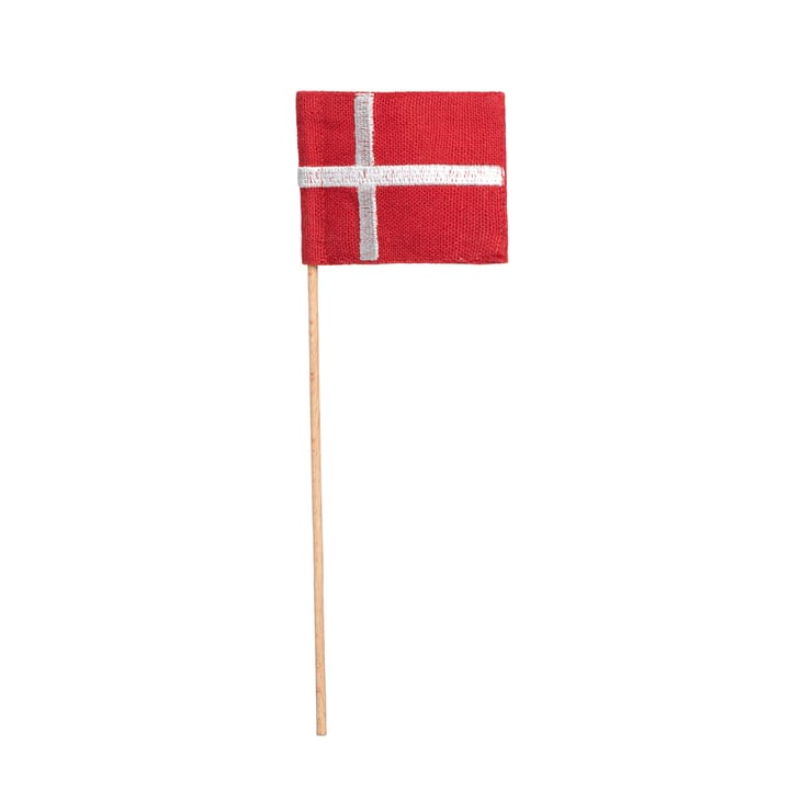 Kay Bojesen stoff flagg til fanebærer mini, Rød-hvit Kay Bojesen Denmark