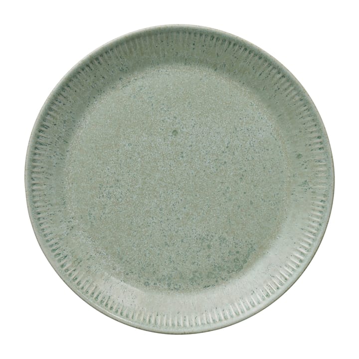 Knabstrup middagstallerken olivengrønn, 22 cm Knabstrup Keramik