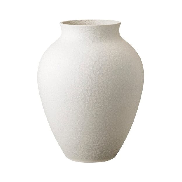 Knabstrup vase 20 cm, hvit Knabstrup Keramik
