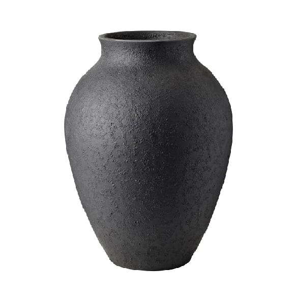 Knabstrup vase 20 cm, Svart Knabstrup Keramik