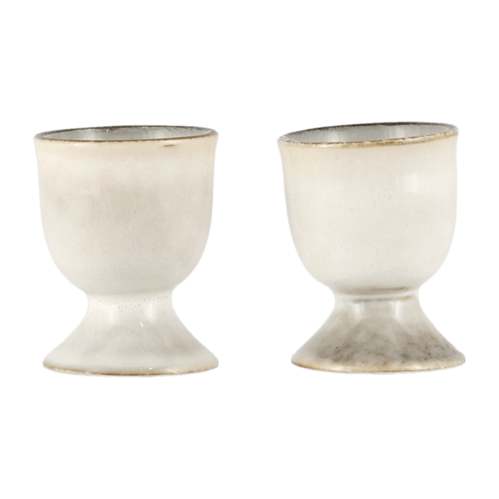 Amera eggeglass 6,5 cm, White sands Lene Bjerre