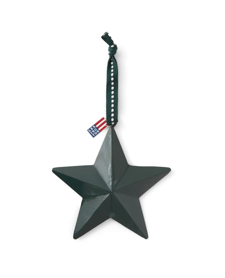 Metal Star Stjerne 12x12 cm, Grønn Lexington