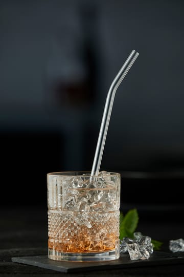 Lyngby Glass sugerør 21,5 cm 6-pakning - Klar - Lyngby Glas