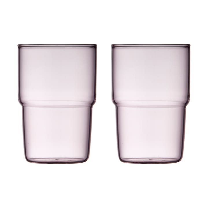 Torino glass 40 cl 2-pakning, Pink Lyngby Glas