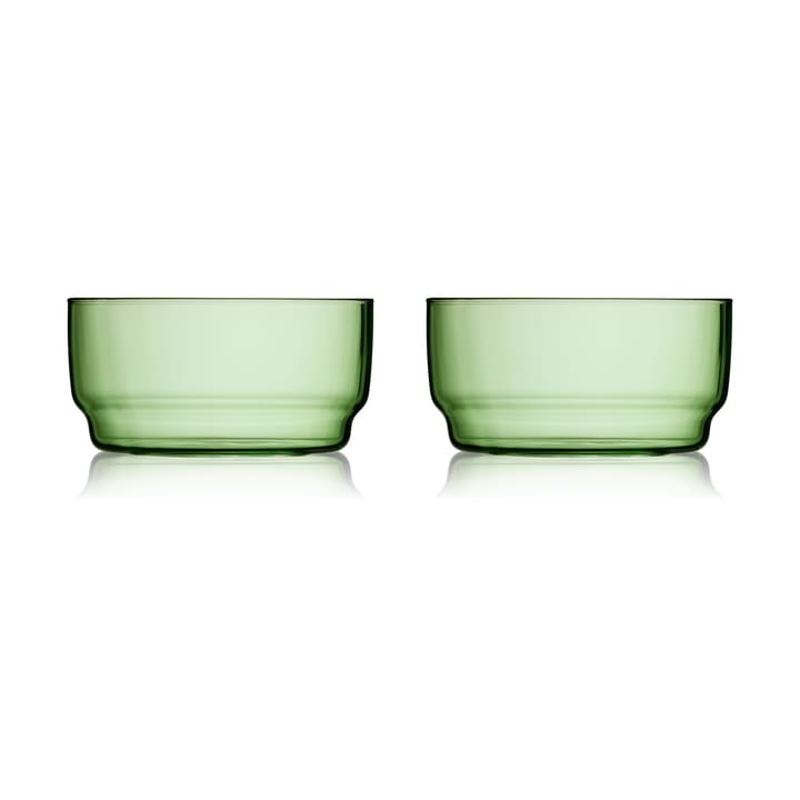 Torino skål 50 cl 2-pack - Grønn - Lyngby Glas