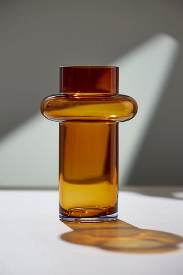 Tube glassvase 30 cm - Amber - Lyngby Glas