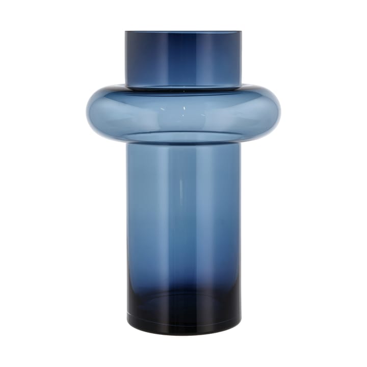 Tube glassvase 40 cm, Blå Lyngby Glas