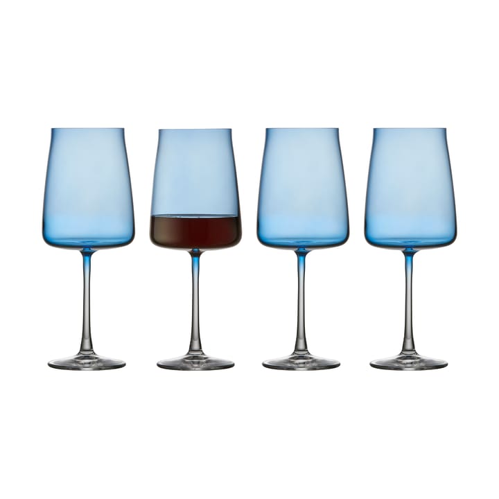 Zero rødvinsglass 54 cl 4-pakning, Blue Lyngby Glas
