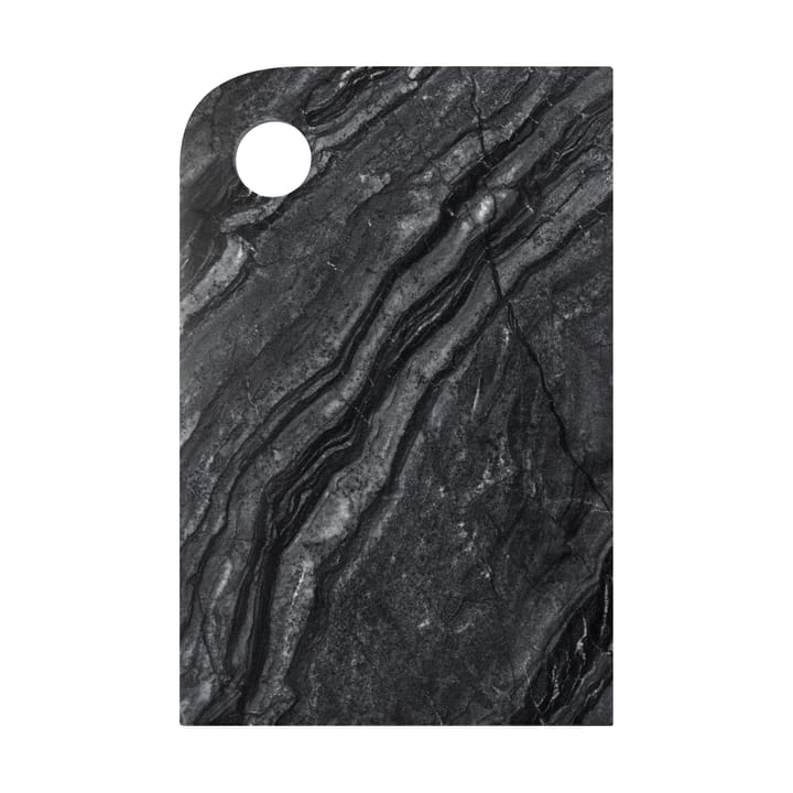Marble serveringsbrett medium 20x30 cm, Black-grey Mette Ditmer