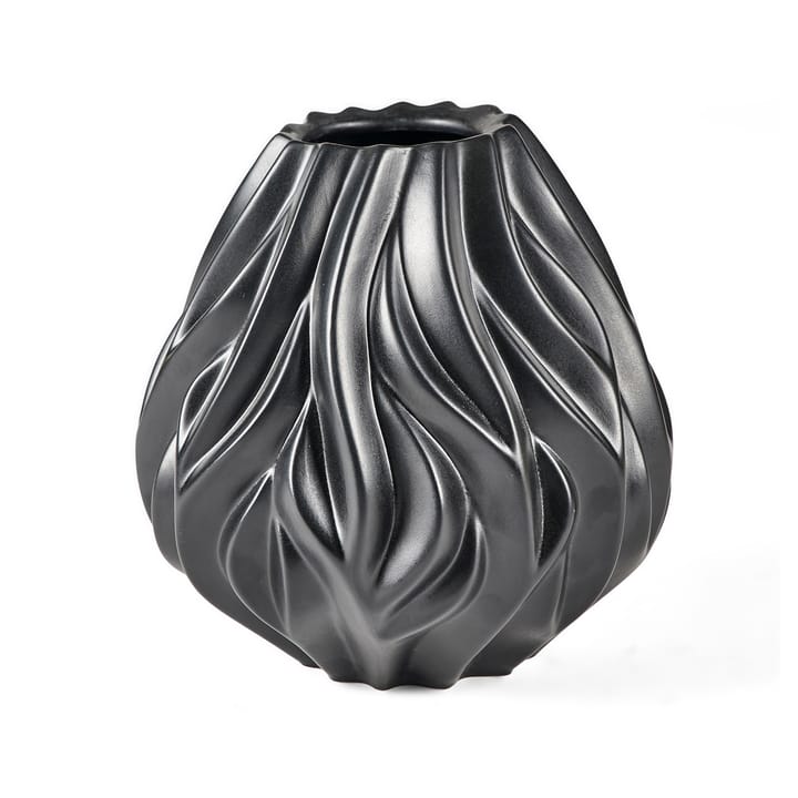 Flame vase 19 cm, Svart Morsø