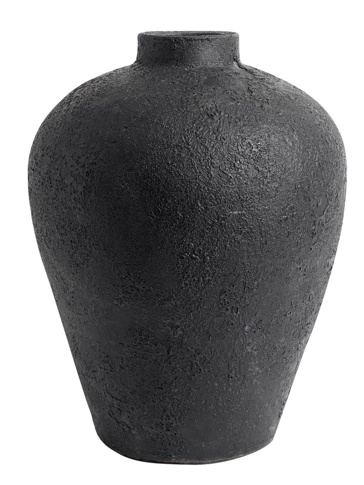 Luna krukke 40 cm, Svart-terracotta MUUBS