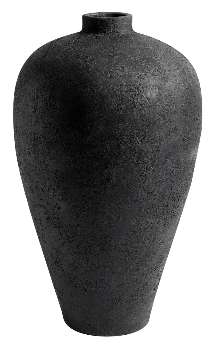 Luna krukke 80 cm - Svart-terracotta - MUUBS