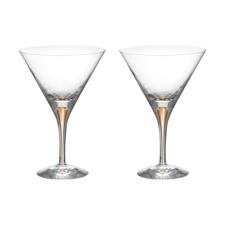 Intermezzo martiniglass 25 cl 2-pk, Gull Orrefors