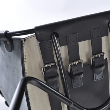 Stretch stol - skinn mocca, sort stativ - OX Denmarq