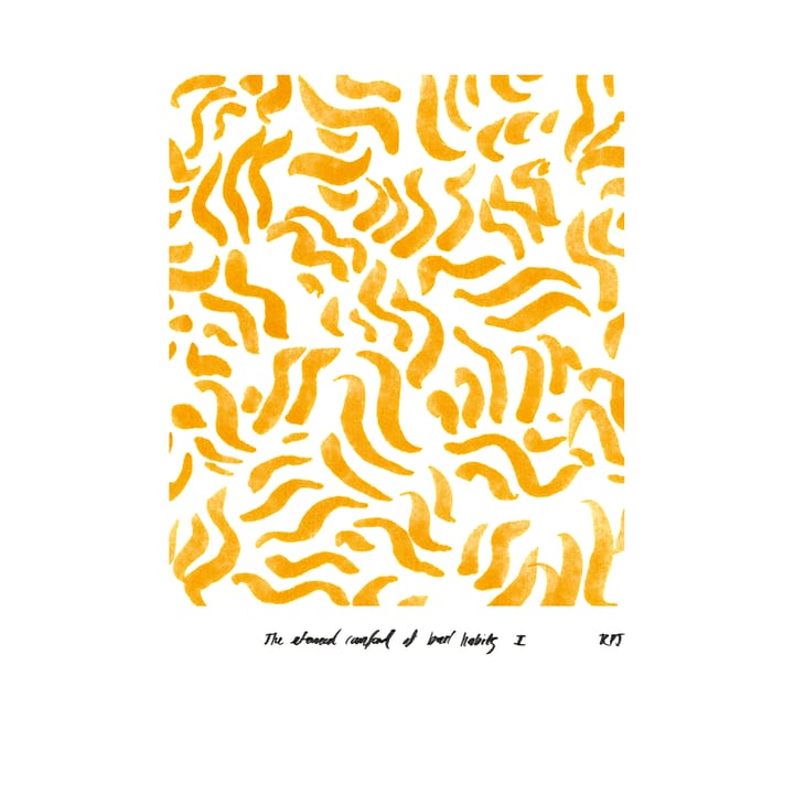 Comfort – Yellow plakat, 50 x 70 cm Paper Collective