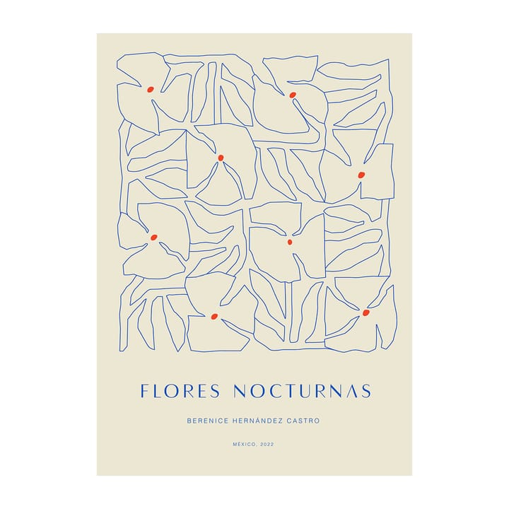 Flores Nocturnas 01 plakat - 50 x 70 cm - Paper Collective