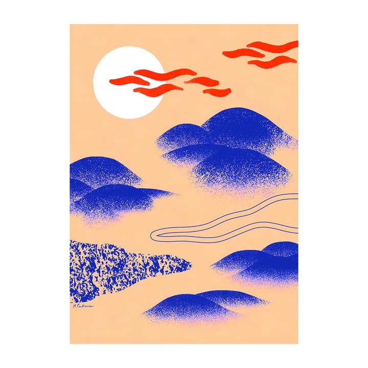 Japanese Hills plakat, 50 x 70 cm Paper Collective