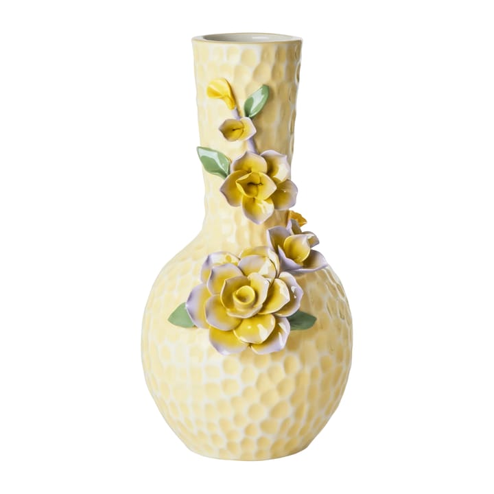 Rice Flower Sculpture vase 25 cm, Cream RICE