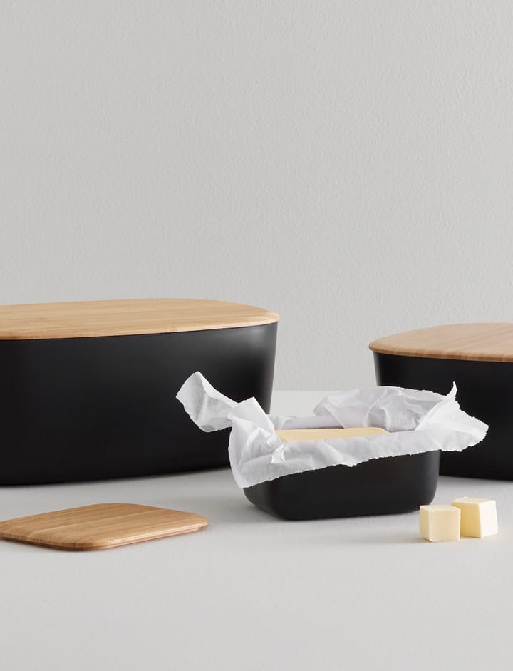 BOX-IT brødboks 23x23 cm, Black RIG-TIG