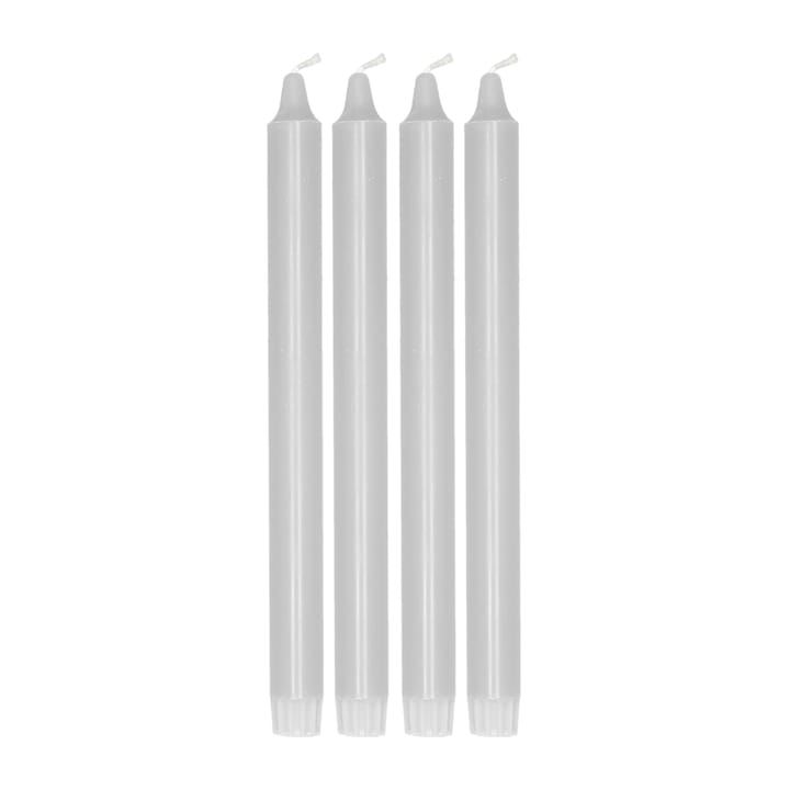 Ambiance kronelys 4-pakning 27 cm, Icy Grey Scandi Essentials