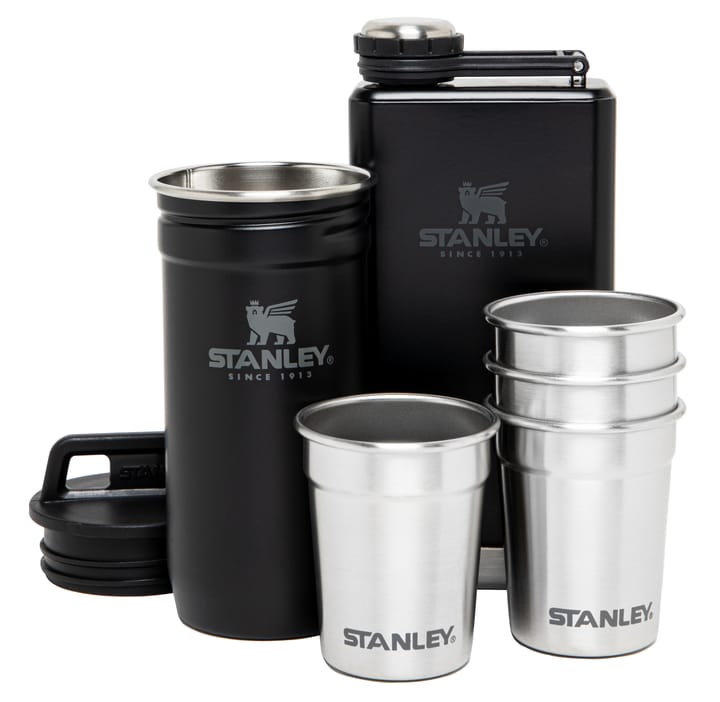 Stanley Plunta & 4 shotglass - Rustfritt stål-mattsvart - Stanley