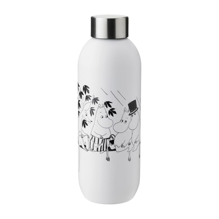 Keep Cool Mummi flaske 0,75 l, Soft white-black Stelton