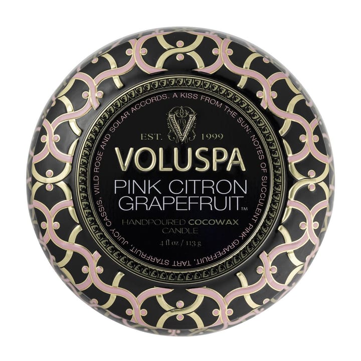 Maison Noir Mini Tin duftlys 25 timer, Pink Citron Grapefruit Voluspa