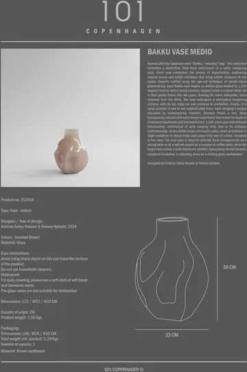 Bakku vase medium - Smoked desert - 101 Copenhagen