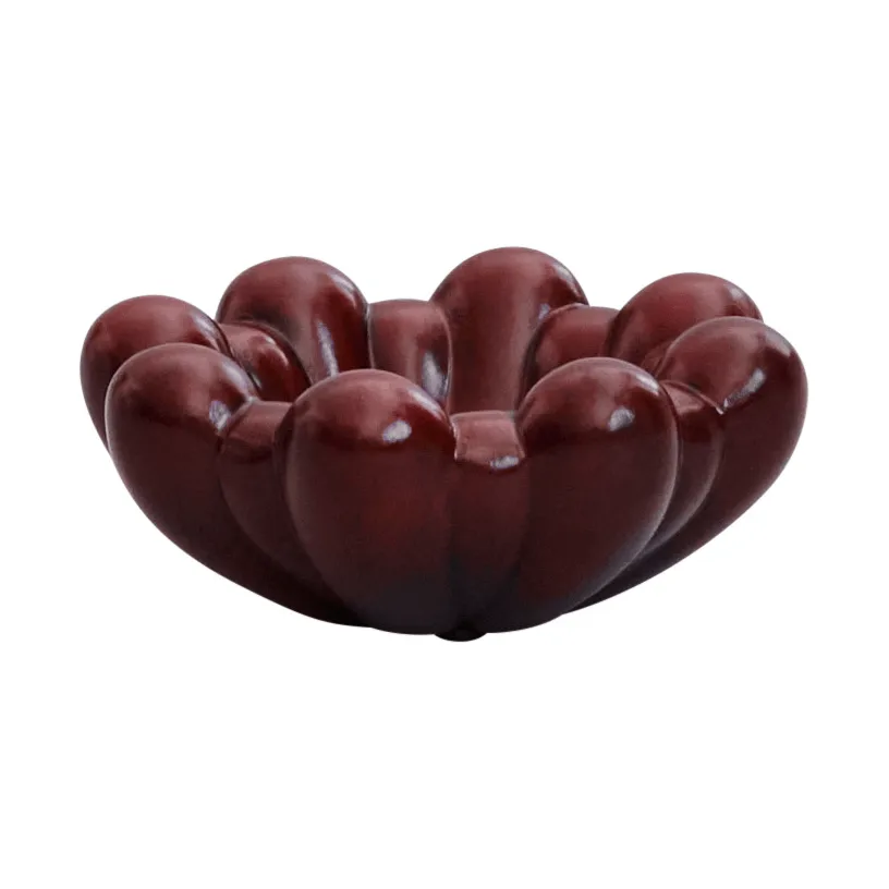 Bloom tray skål mini, Maroon 101 Copenhagen