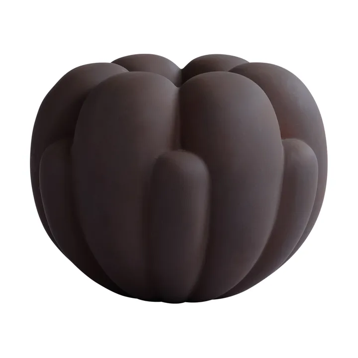 Bloom vase petit 22,5x24 cm - Chocolate brown - 101 Copenhagen
