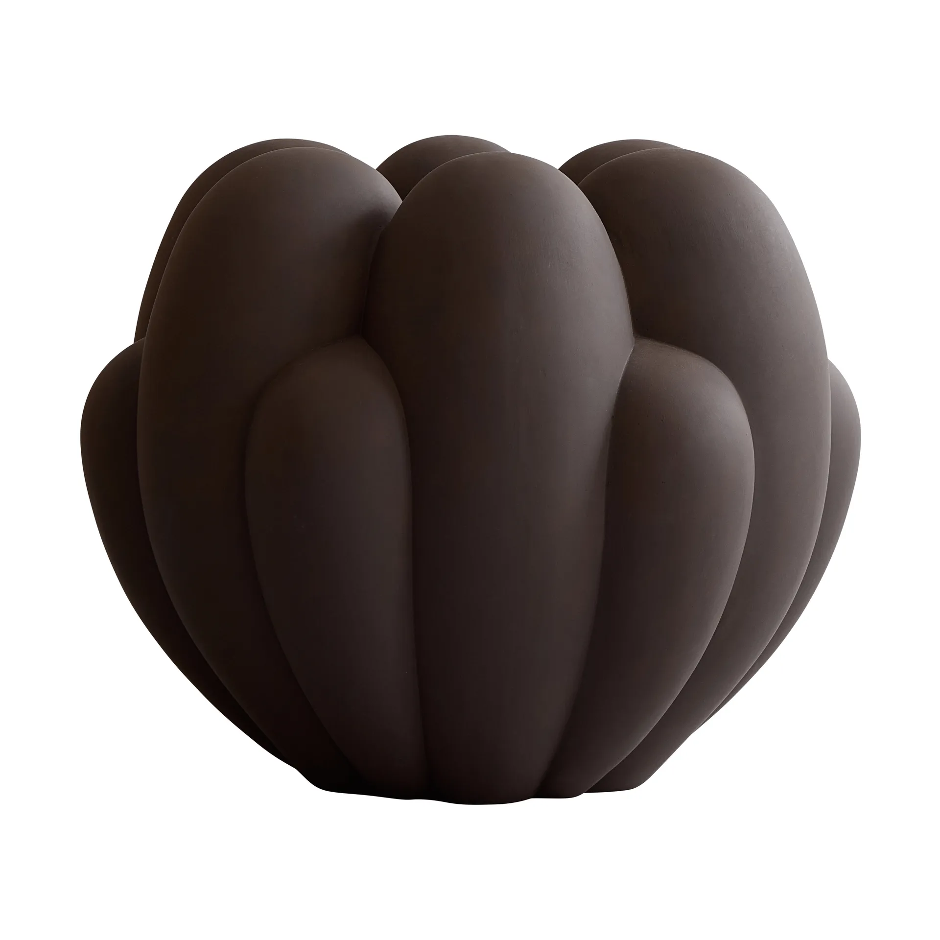 101 Copenhagen Bloom Vase Stor Chocolate brown