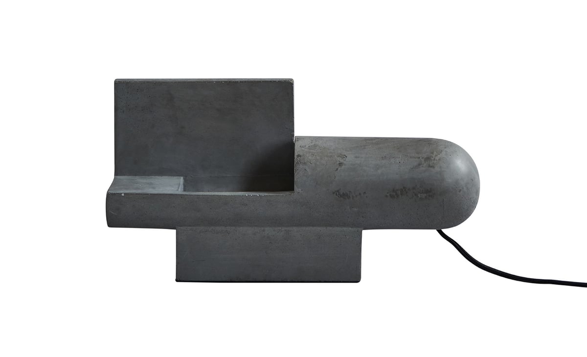 101 Copenhagen - Brutalist Bordlampe Concrete Grå