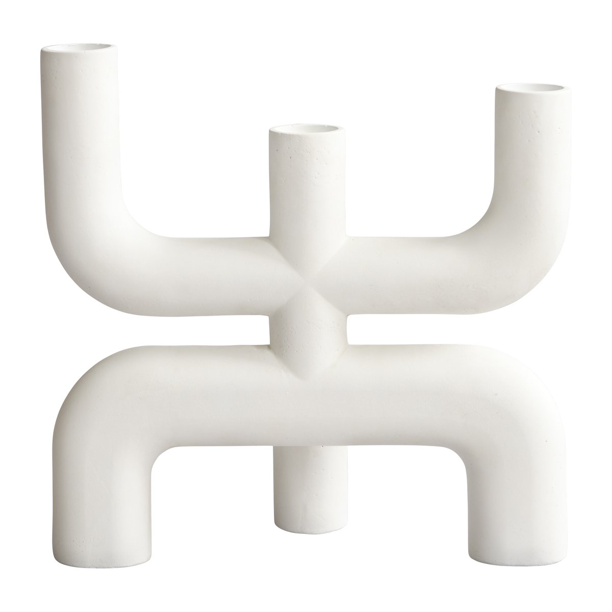 101 Copenhagen Cobra lysestake 25 x 25 cm Bone White