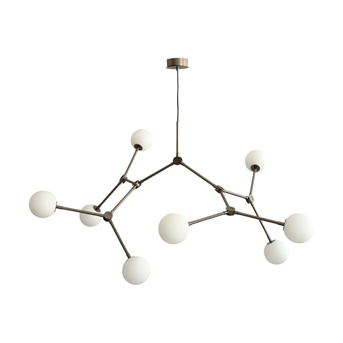 101 Copenhagen Drop Chandelier Bulp takkrone grande Grey