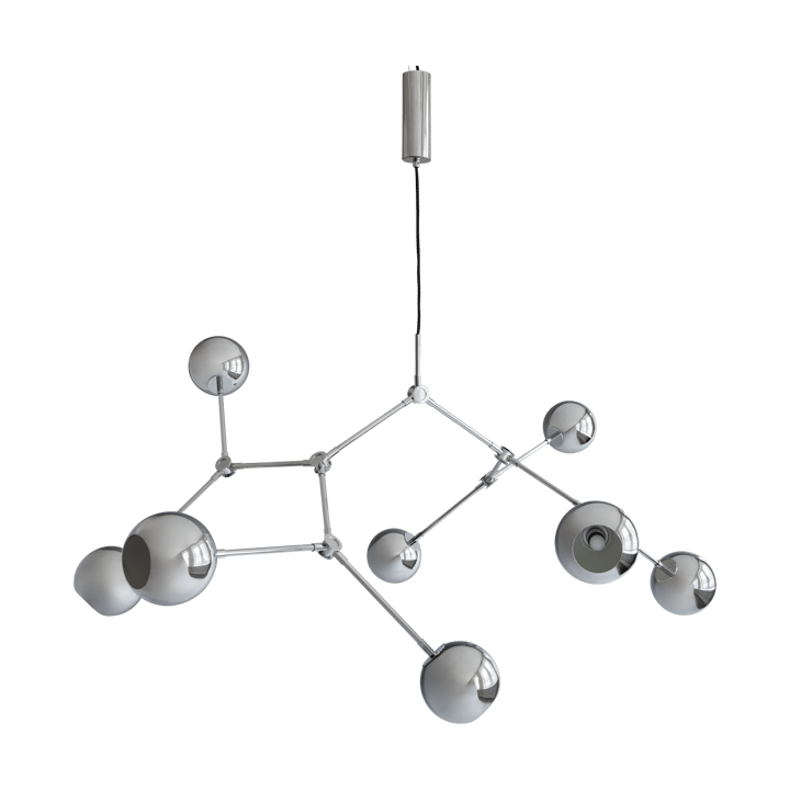 Drop Chandelier Globe takkrone - Chrome - 101 Copenhagen