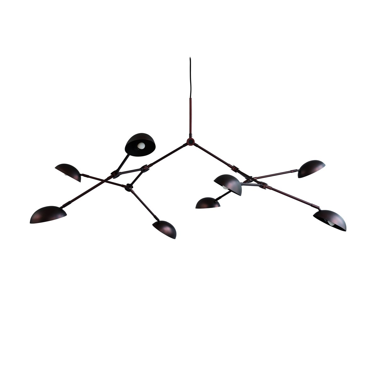 Bilde av Drop Chandelier lysekrone Burned black