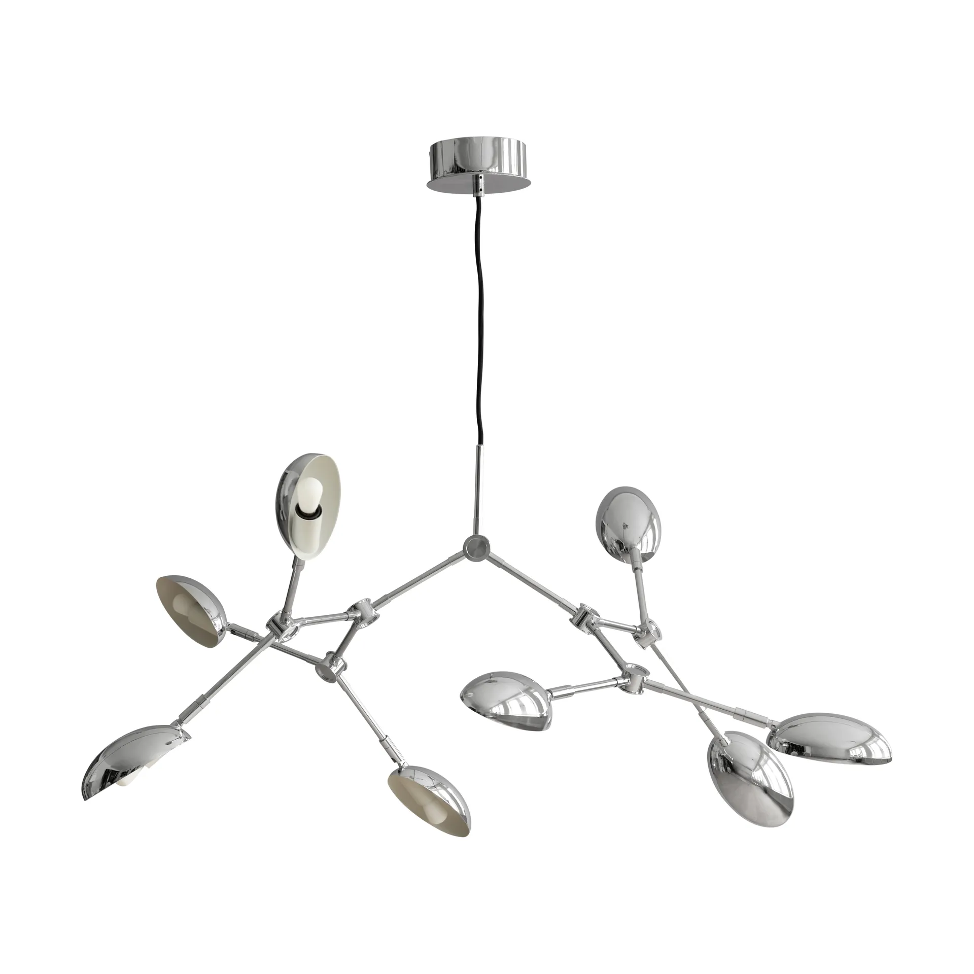 Drop Chandelier lysekrone mini, Chrome 101 Copenhagen