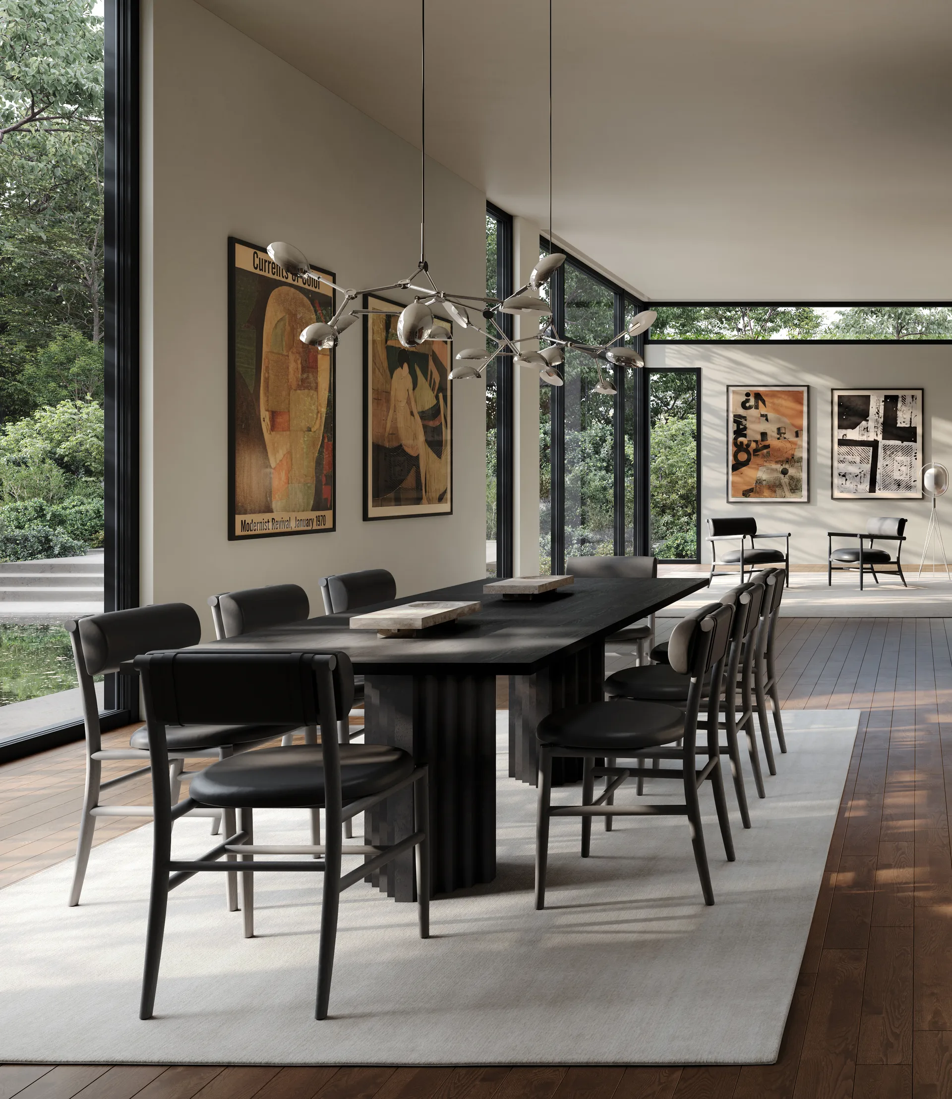 Drop Chandelier lysekrone mini, Chrome 101 Copenhagen