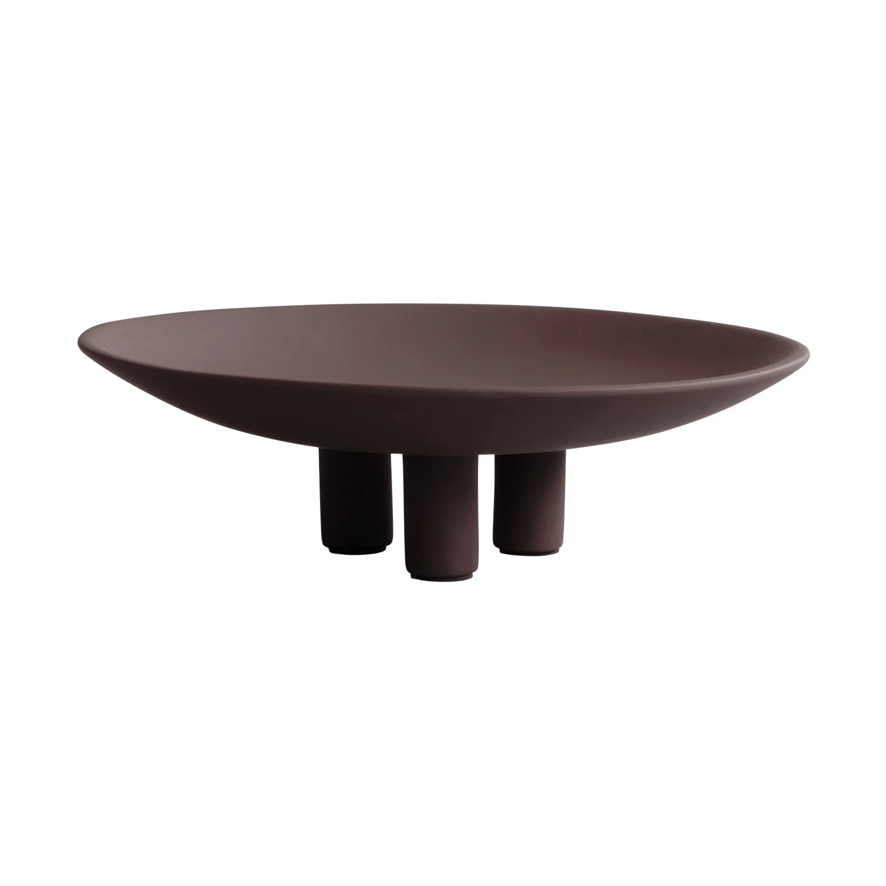101 Copenhagen, Håndmalt dekorasjonsfat Duck Mini Chocolate Brown Ø 30 cm